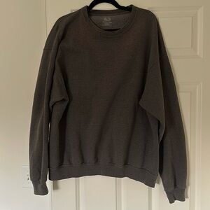 Fruit of the Loom Gray Unisex Crew Neck Size XL